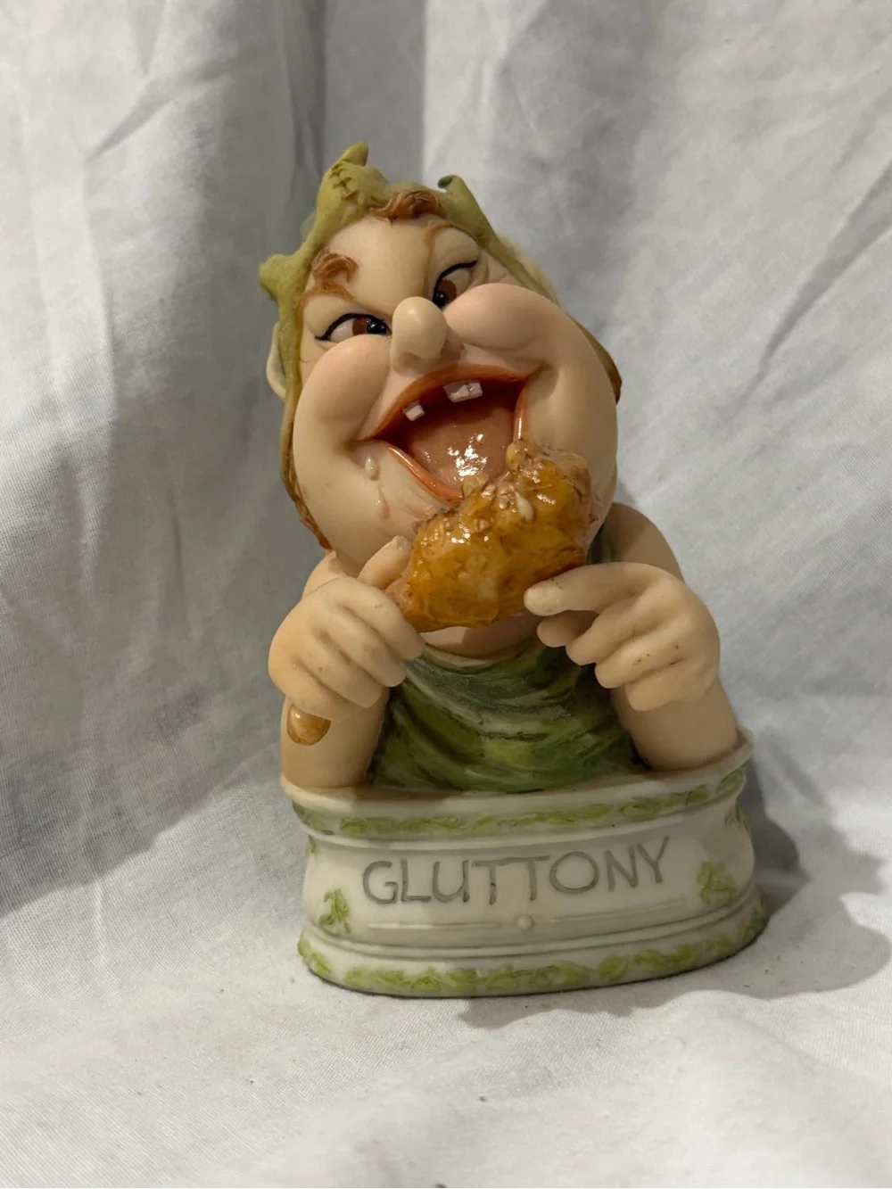 Seven Deadly Sins Ceramic Figurine Busts – Colorful Fantasy Set